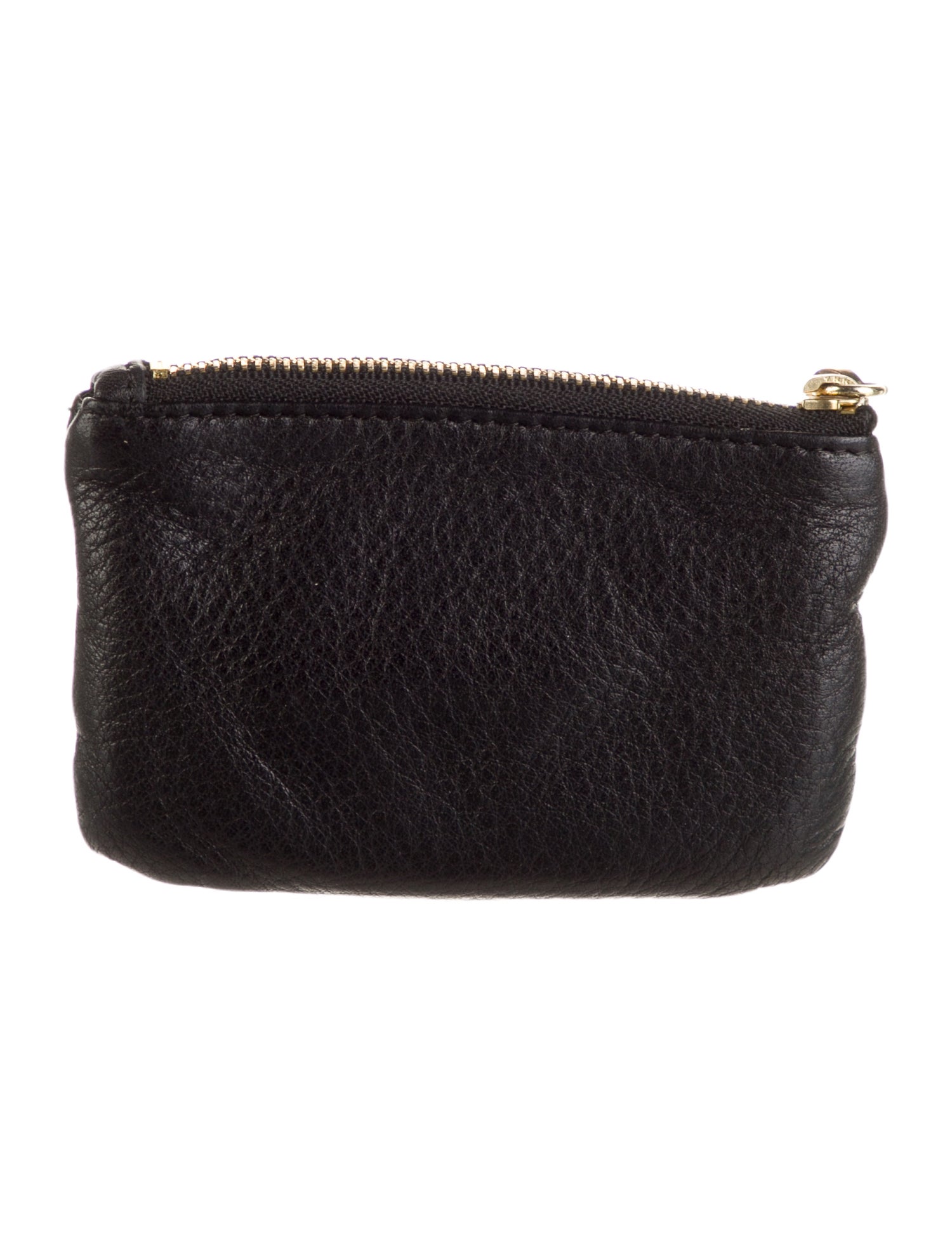 Tory Burch Leather Coin Purse Keychain