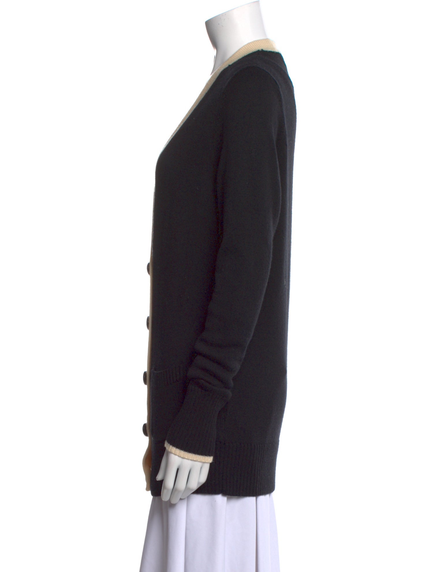 Tory Burch Merino Wool V-Neck Sweater