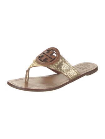 Tory Burch Leather Slides