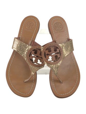 Tory Burch Leather Slides
