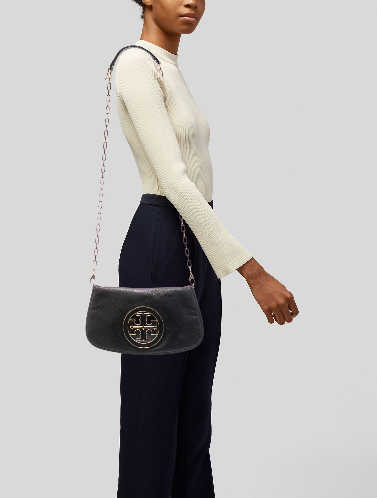 Tory Burch Leather Clutch