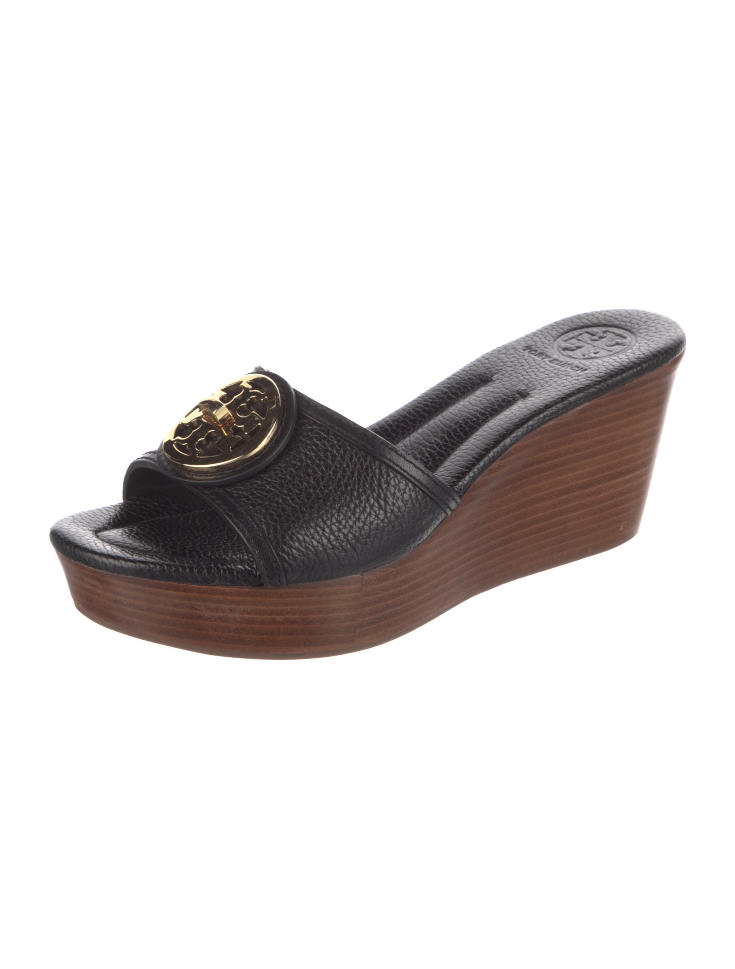 Tory Burch Leather Slides