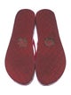 Tory Burch Rubber Floral Print Flip Flops