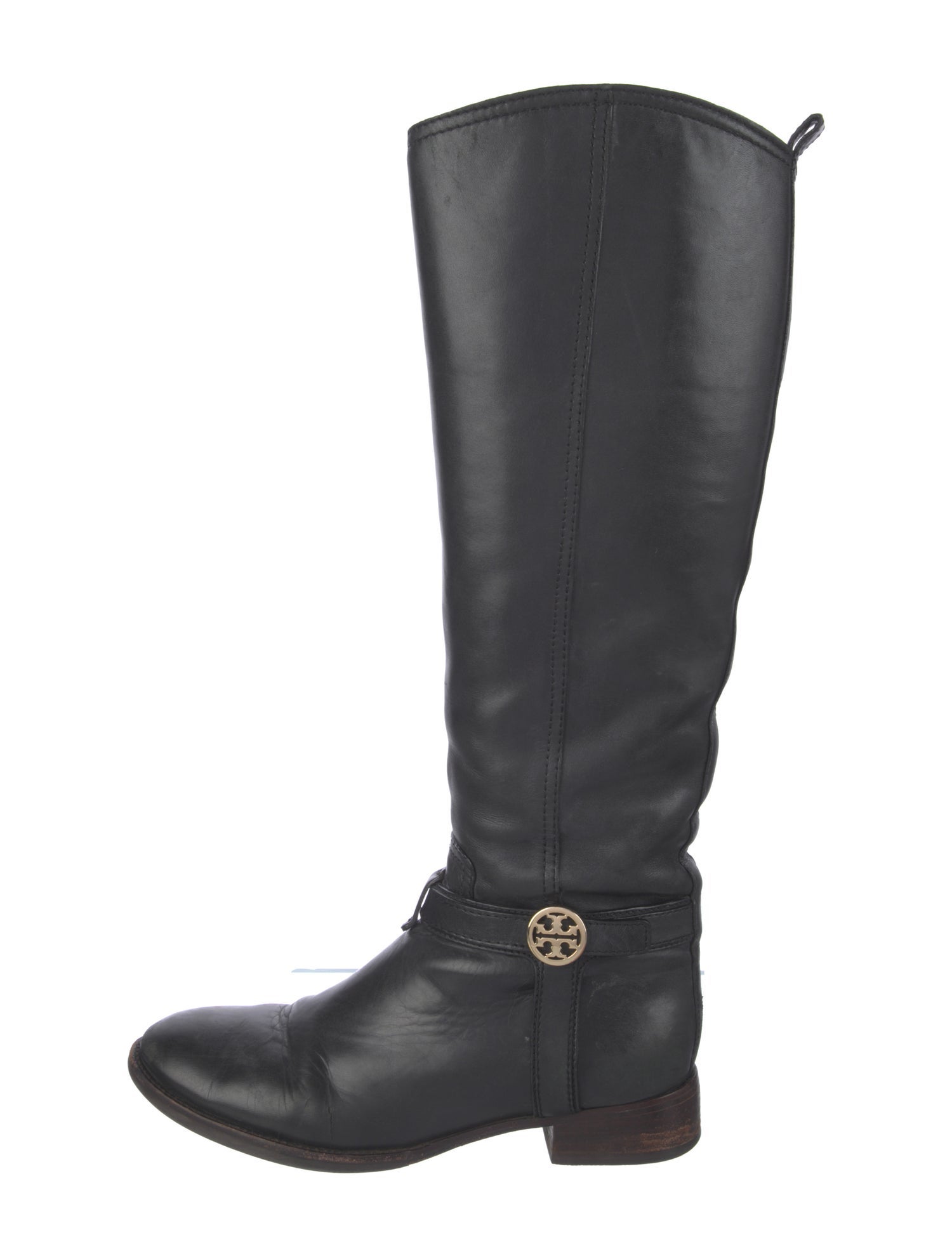 Tory Burch Leather Riding Boots