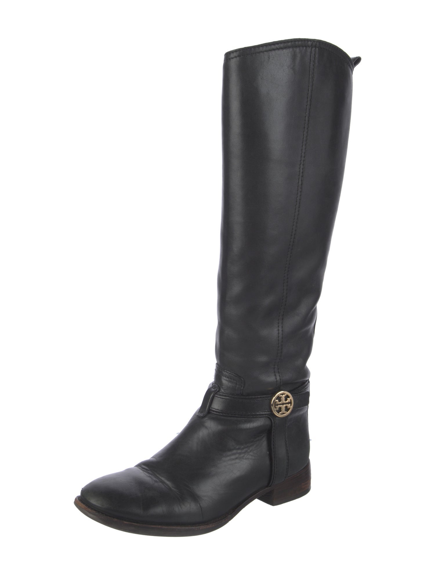 Tory Burch Leather Riding Boots