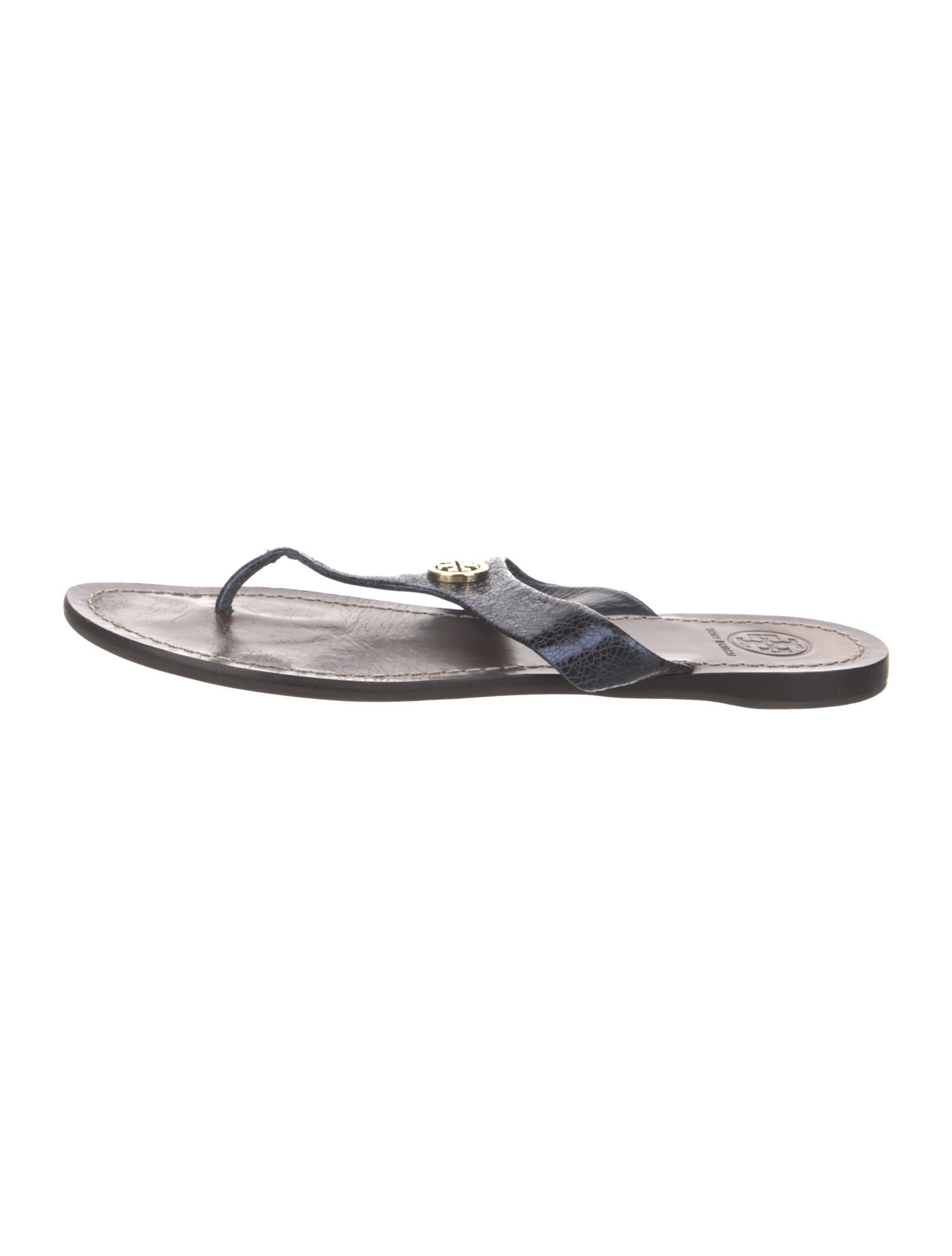 Tory Burch Leather Flip Flops