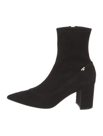 Tory Burch Suede Sock Boots