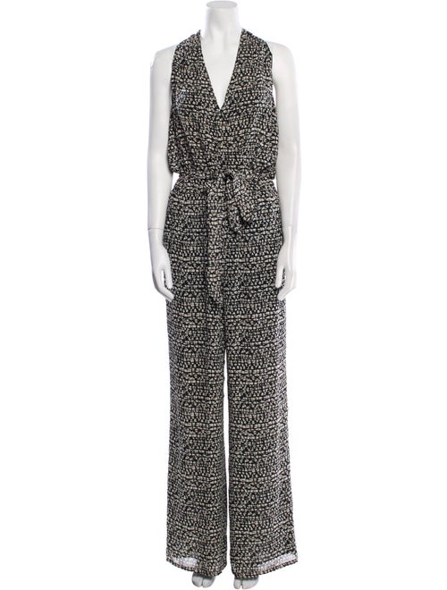Tory Burch Silk Printed Jumpsuit
