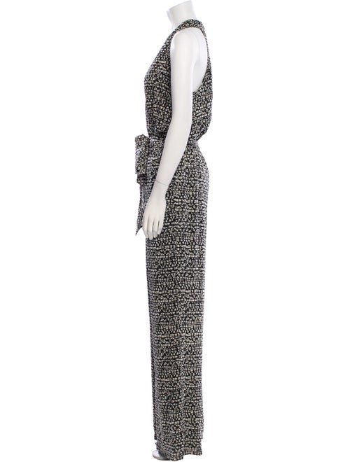 Tory Burch Silk Printed Jumpsuit