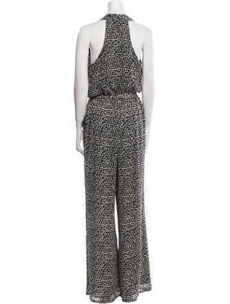 Tory Burch Silk Printed Jumpsuit