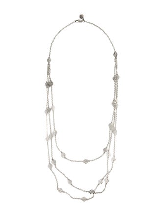 Tory Burch Logo Multistrand Necklace