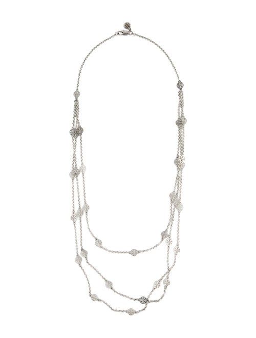 Tory Burch Logo Multistrand Necklace