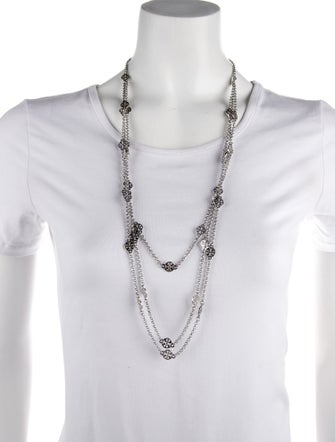 Tory Burch Logo Multistrand Necklace