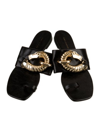 Tory Burch Leather Slides
