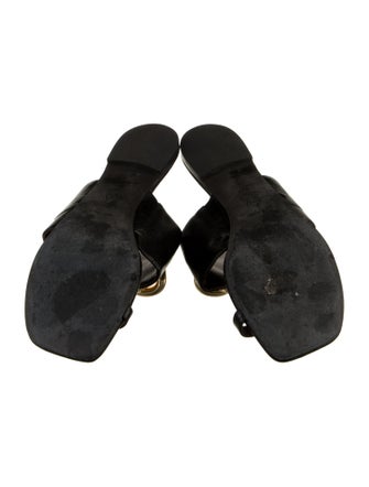 Tory Burch Leather Slides