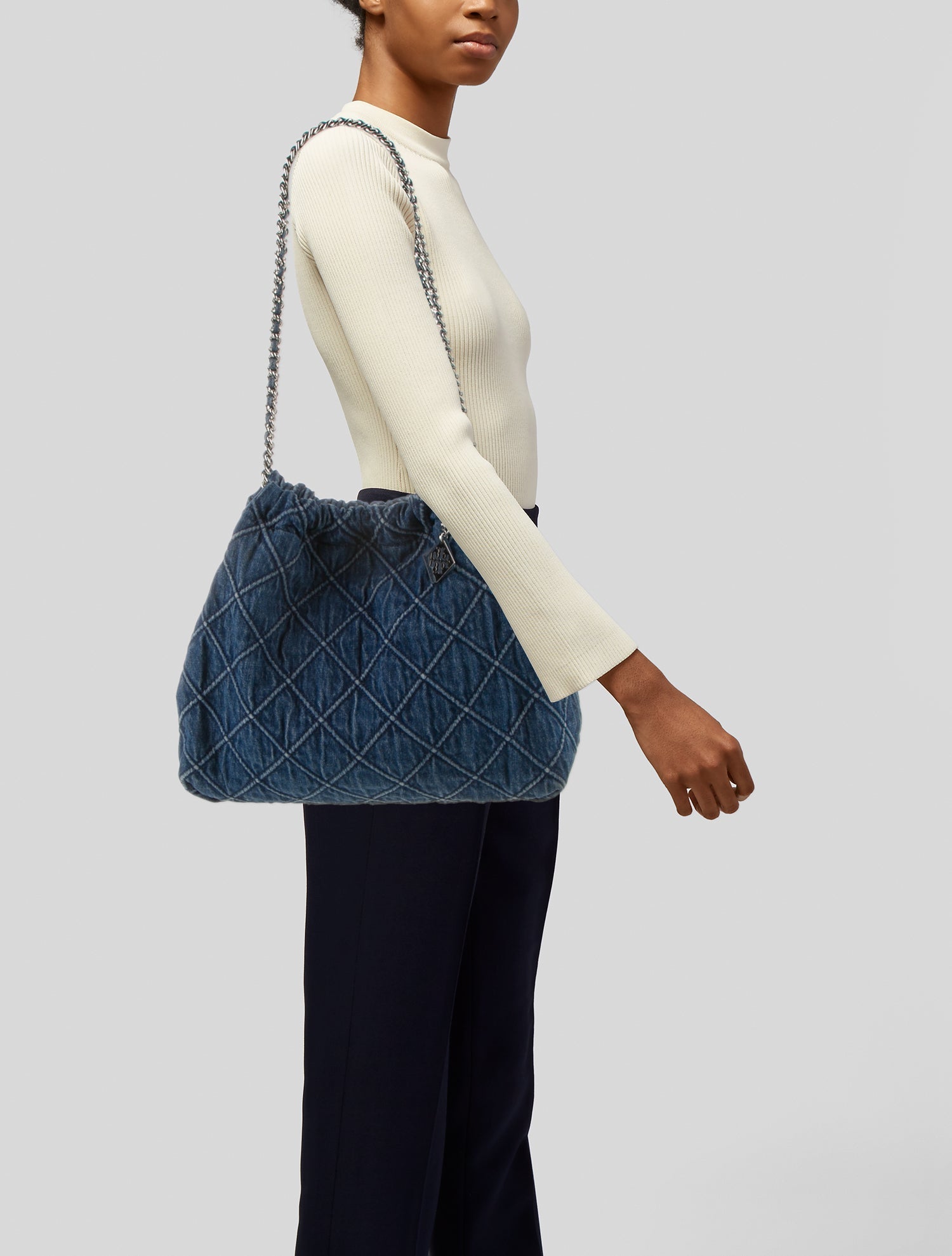 Tory Burch Denim Evening Bag