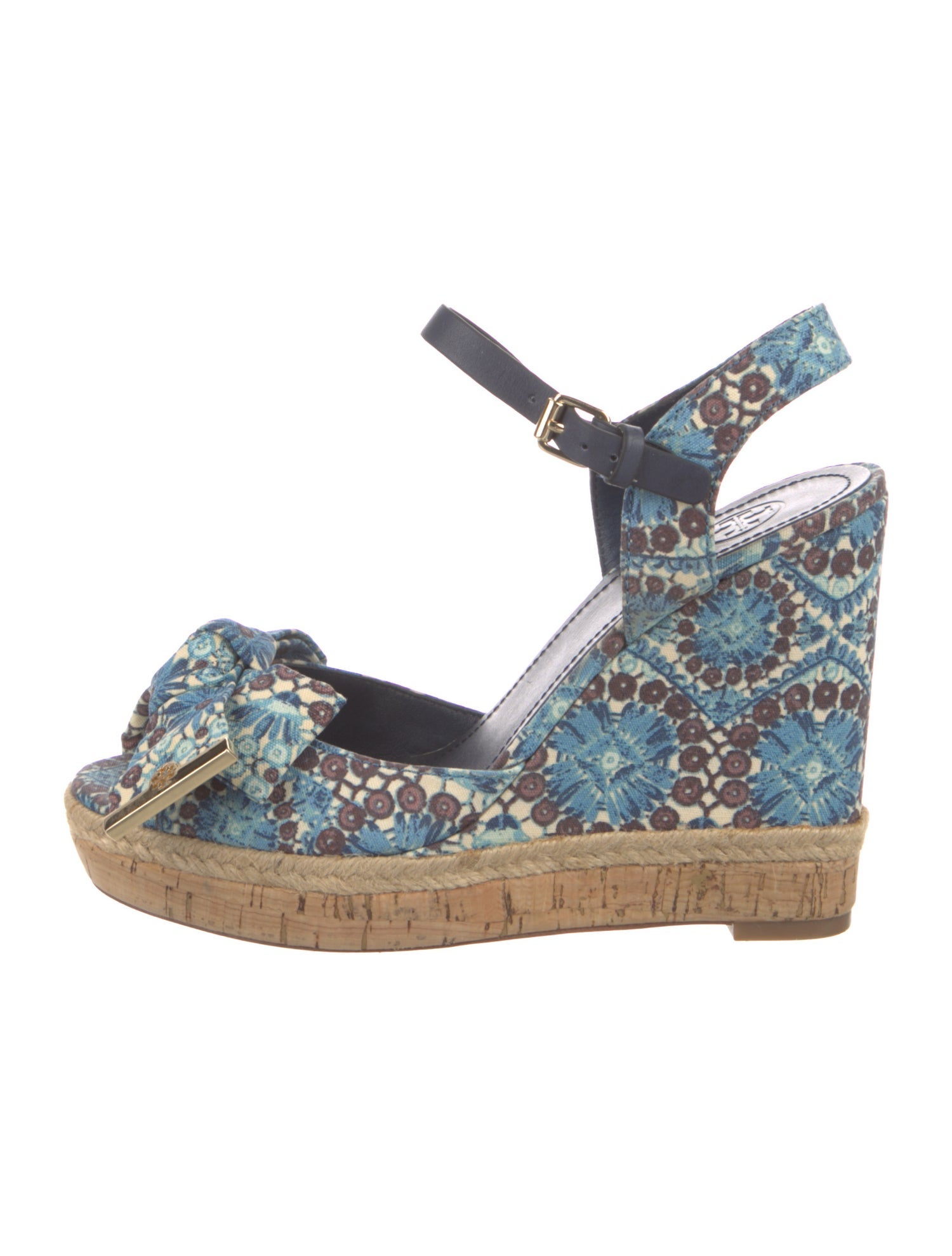 Tory Burch Canvas Floral Print Espadrilles
