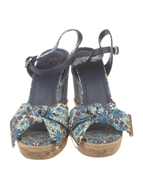 Tory Burch Canvas Floral Print Espadrilles