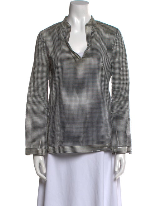 Tory Burch Printed V-Neck Top