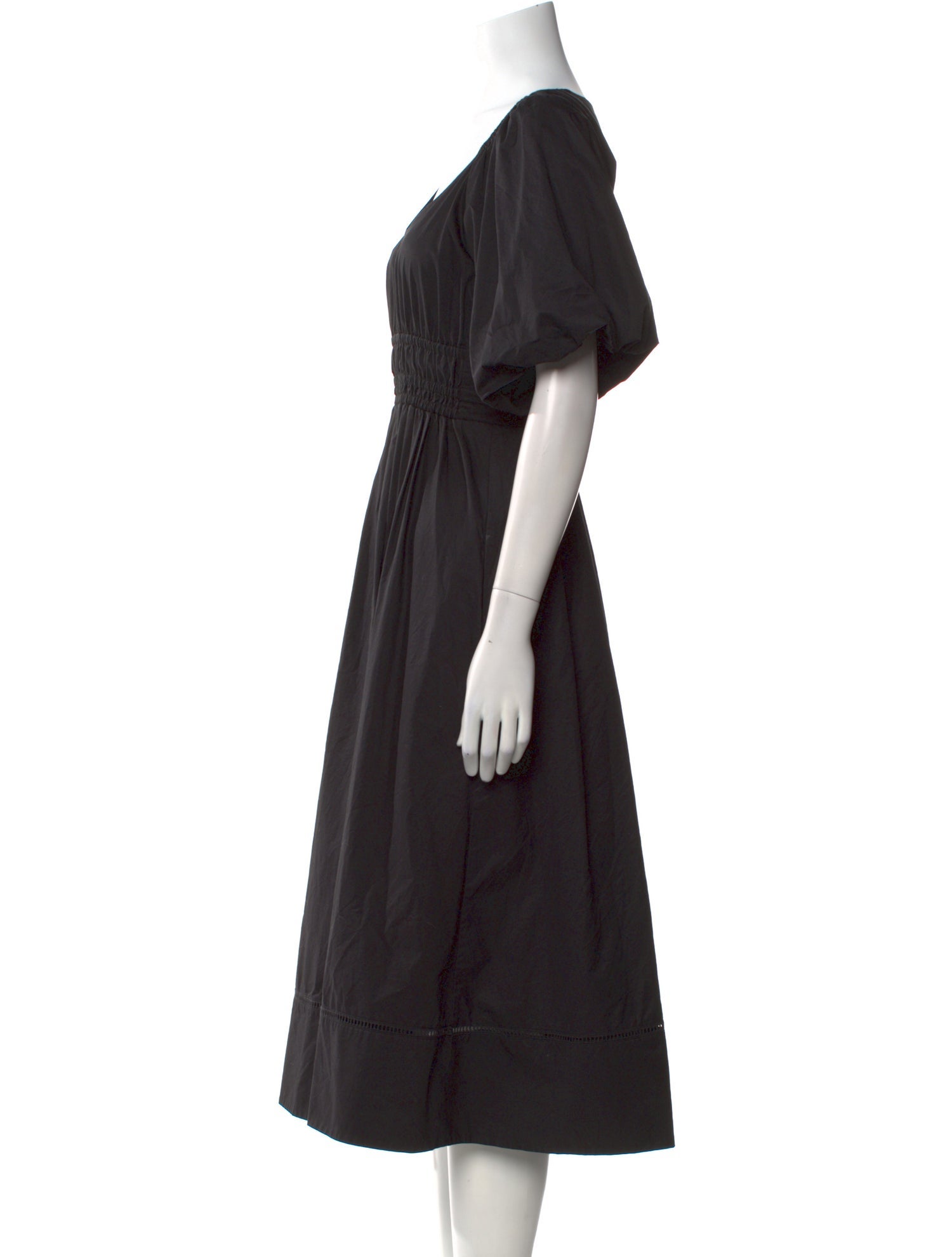 Tory Burch Scoop Neck Midi Length Dress