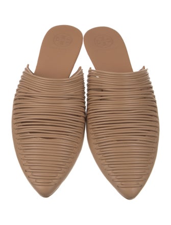 Tory Burch Leather Mules