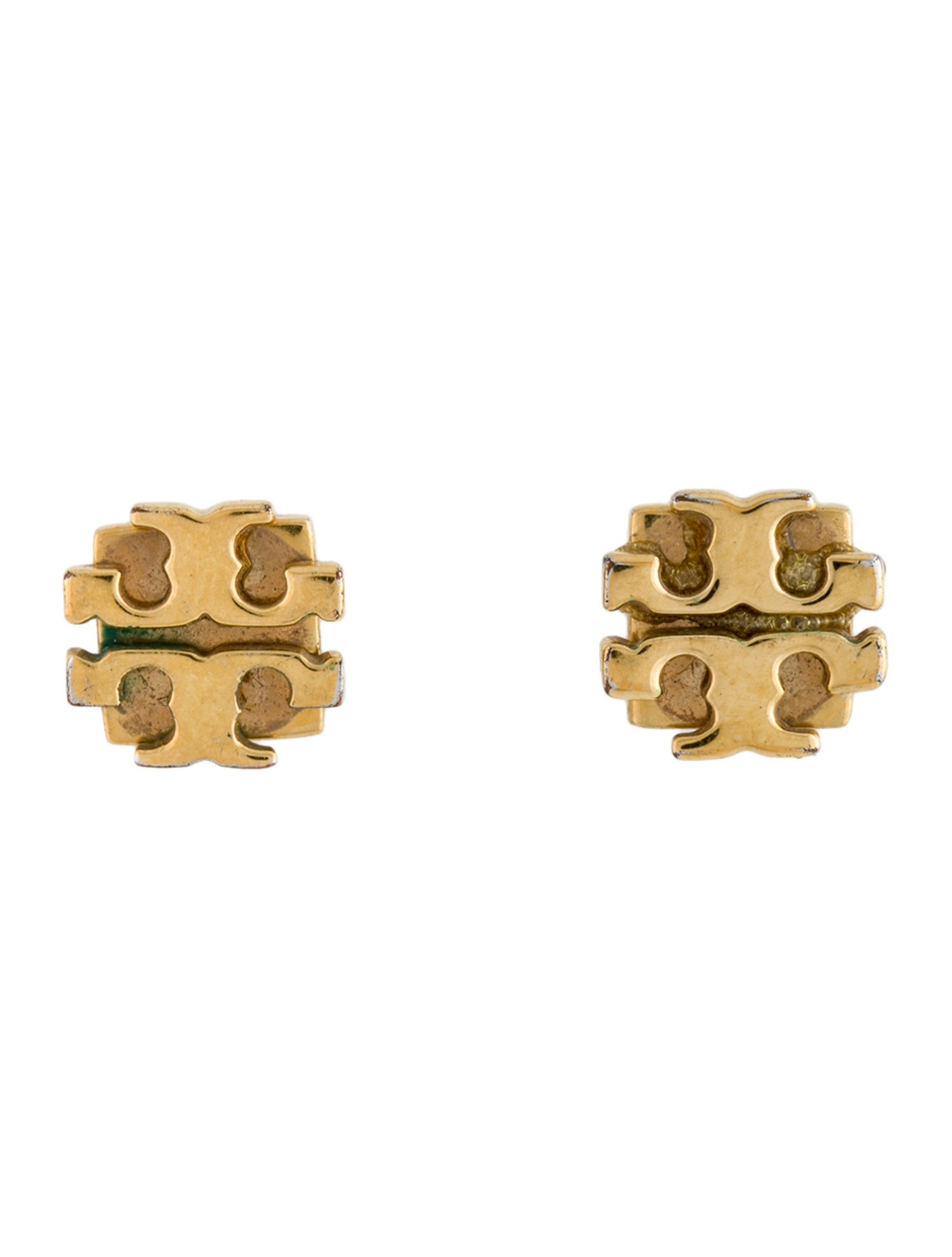 Tory Burch Logo Stud Earrings