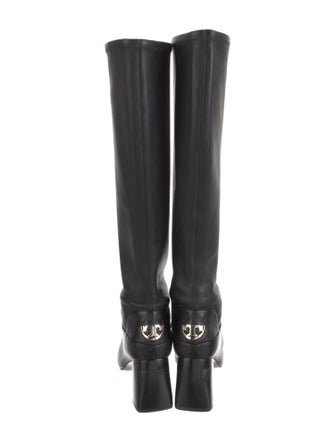 Tory Burch Leather Riding Boots