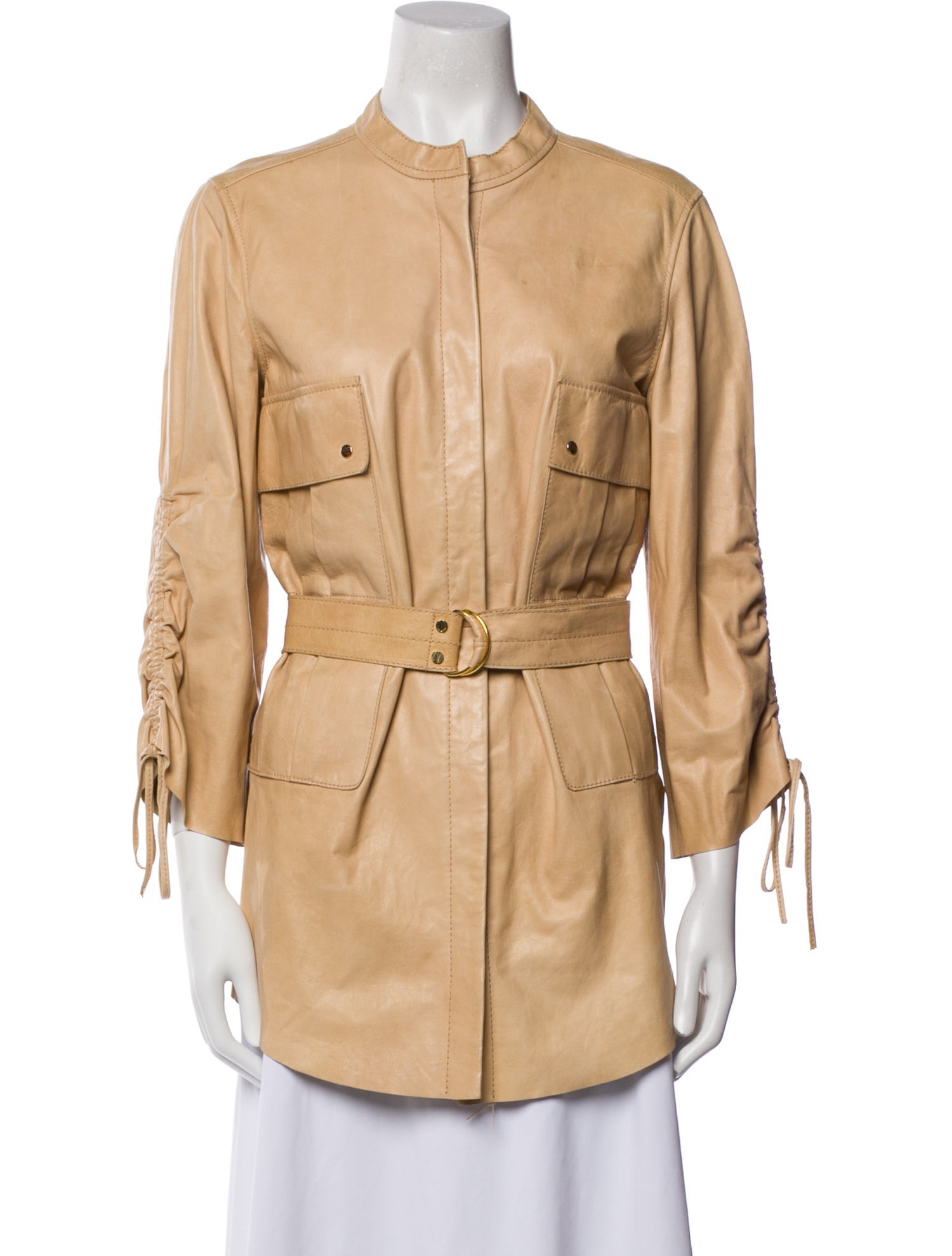 Tory Burch Leather Trench Coat