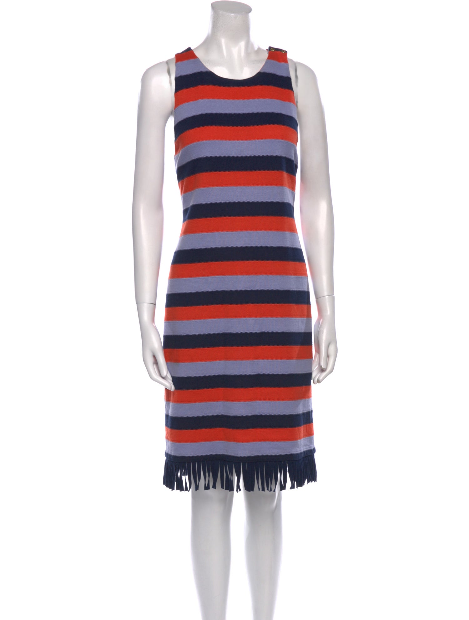 Tory Burch Striped Knee-Length Dress