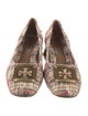Tory Burch Tweed Pattern Mules