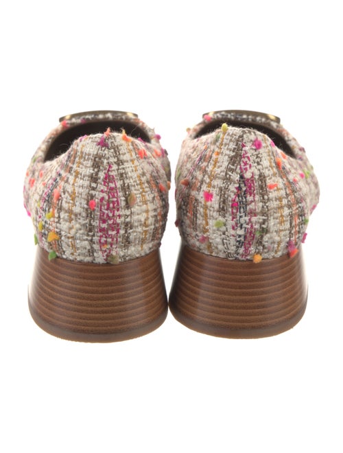 Tory Burch Tweed Pattern Mules