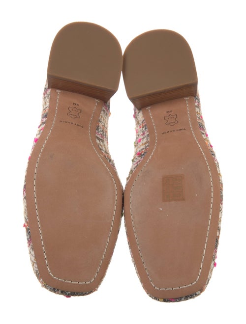 Tory Burch Tweed Pattern Mules