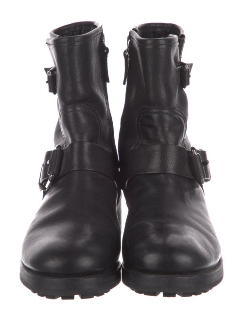 Tory Burch Leather Moto Boots