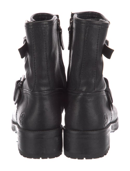 Tory Burch Leather Moto Boots