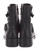 Tory Burch Leather Moto Boots