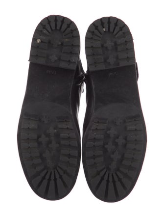 Tory Burch Leather Moto Boots