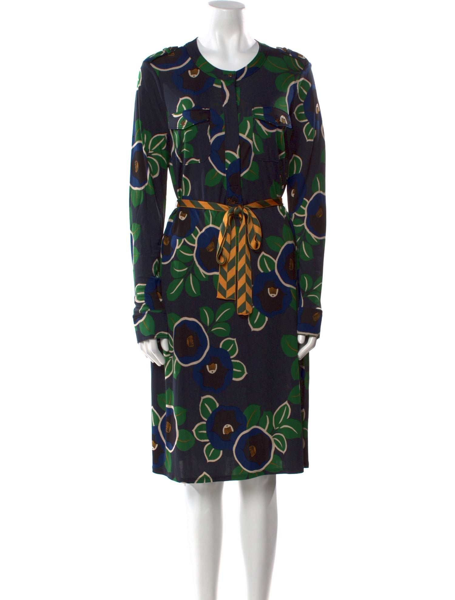 Tory Burch Printed Knee-Length Dress