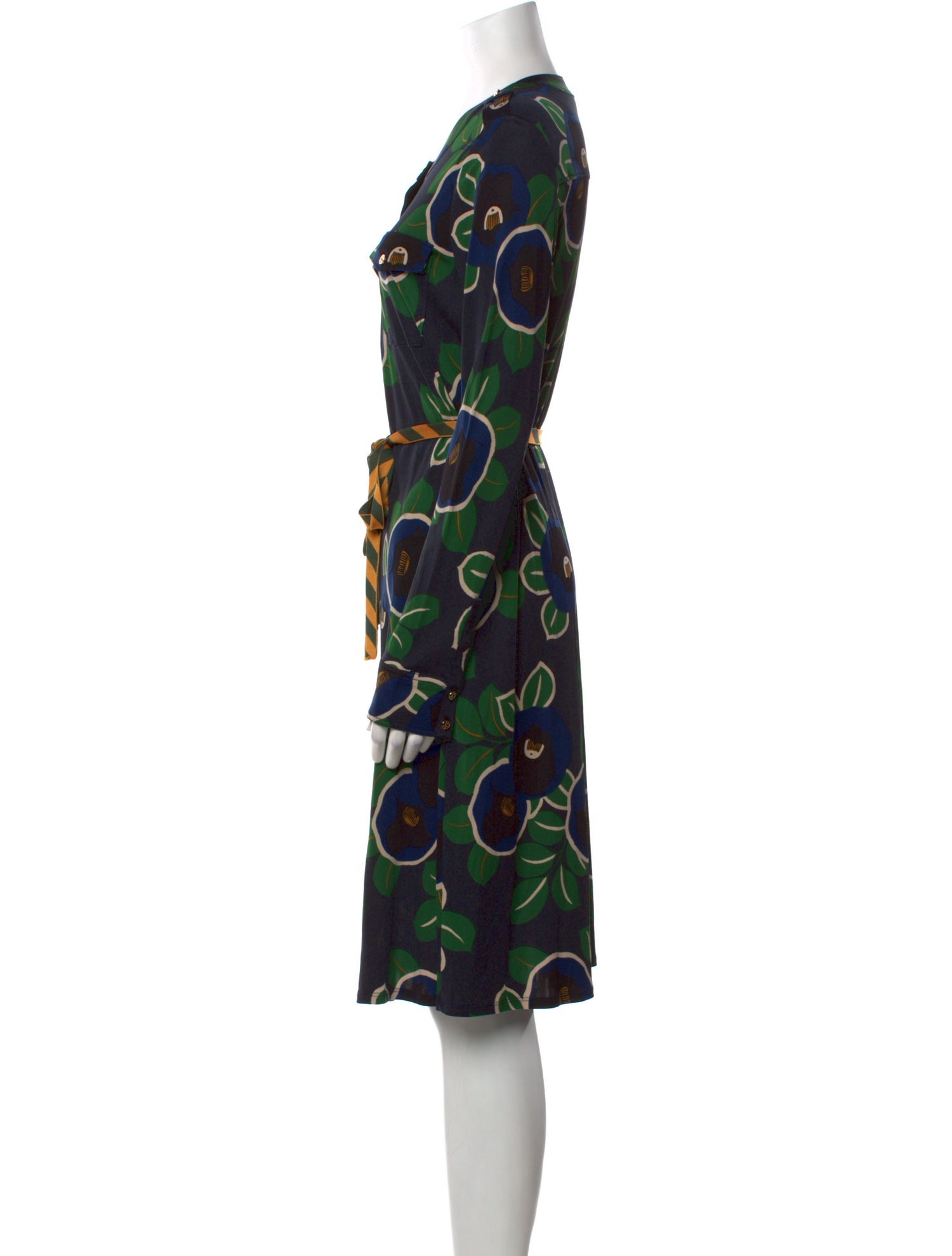 Tory Burch Printed Knee-Length Dress