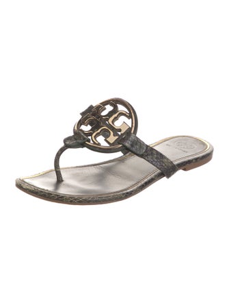 Tory Burch Leather Slides