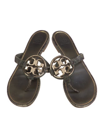 Tory Burch Leather Slides