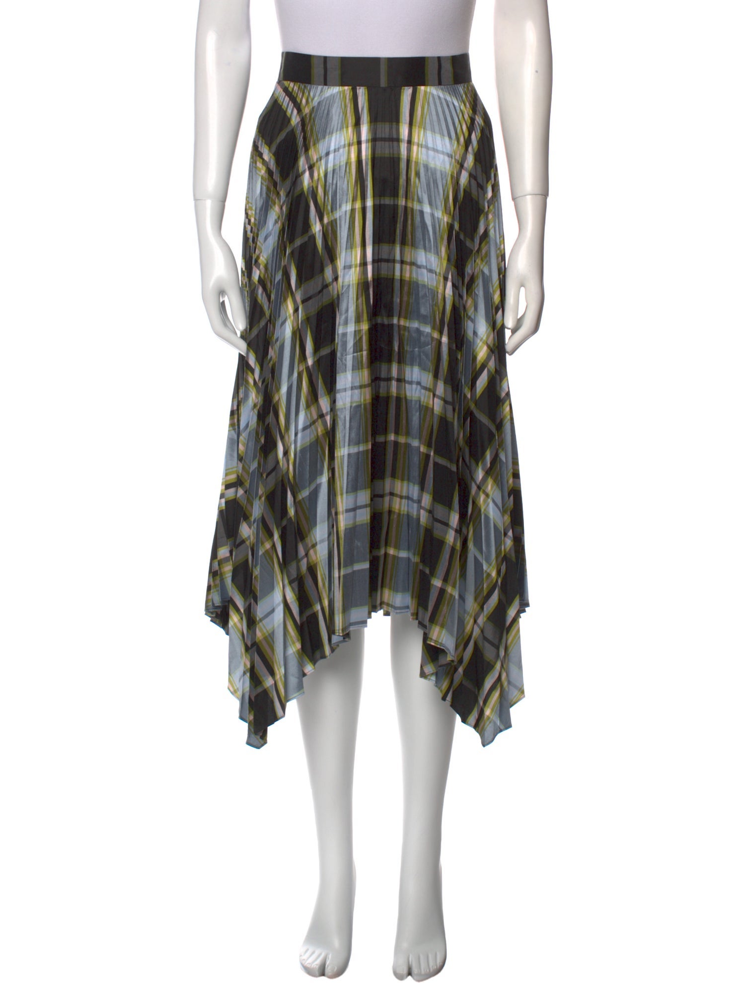 Tory Burch Silk Midi Length Skirt