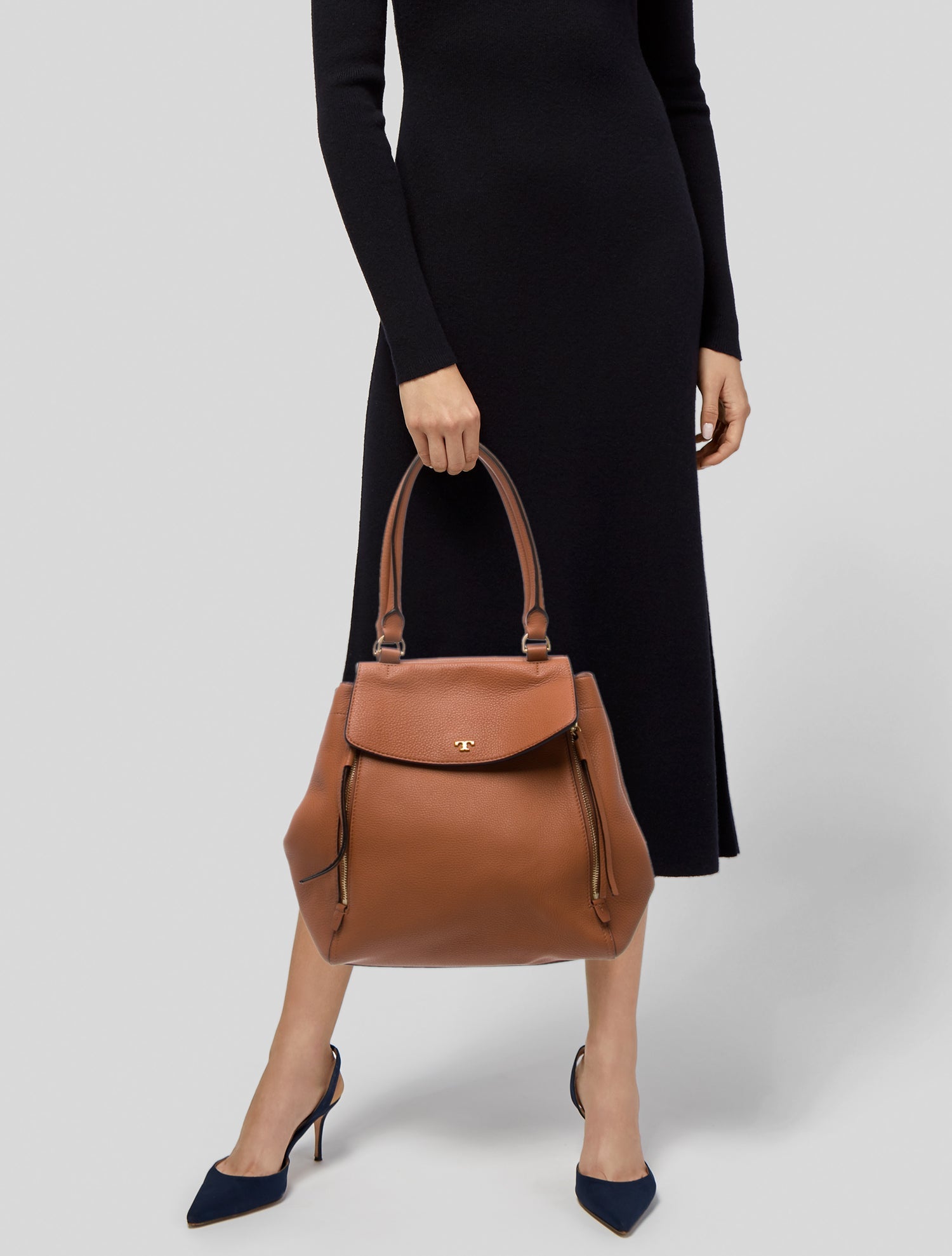 Tory Burch Leather Top Handle Bag