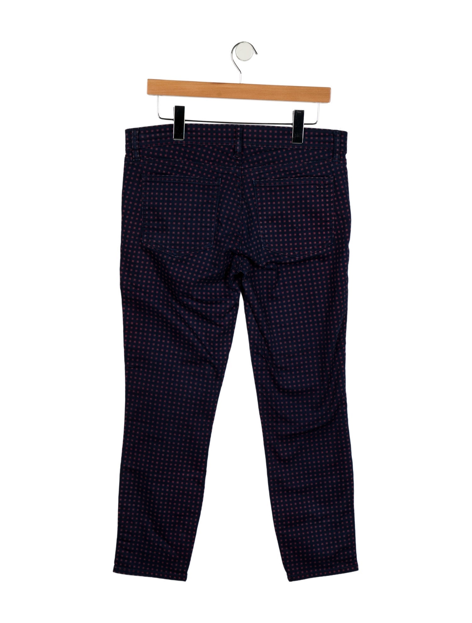 Tory Burch Mid-Rise Straight Leg Jeans