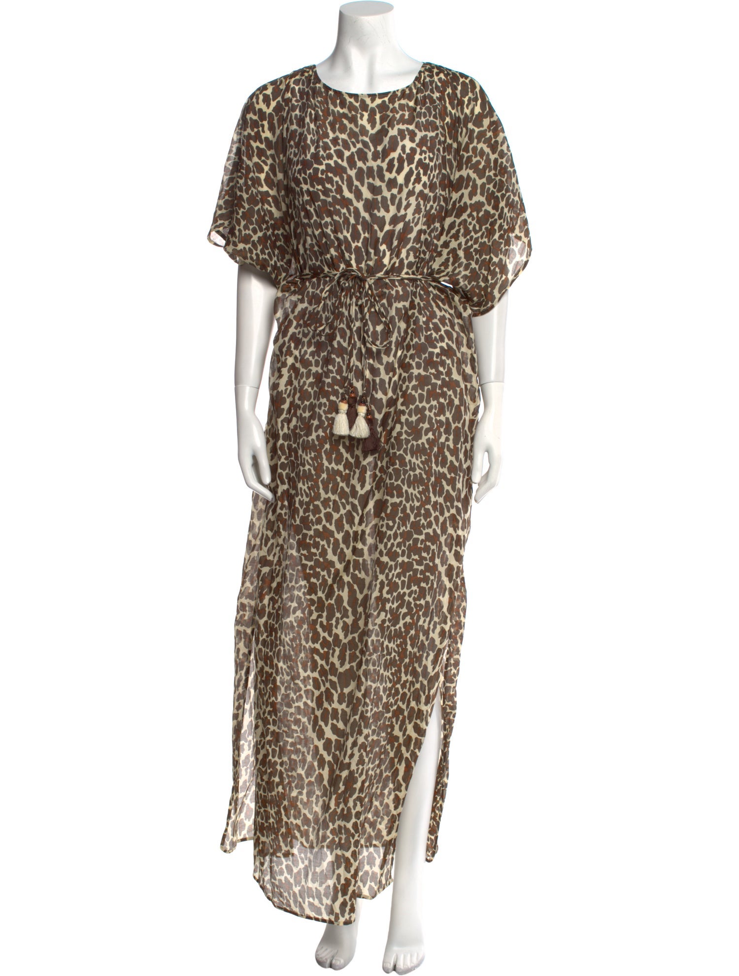 Tory Burch Animal Print Long Dress w/ Tags