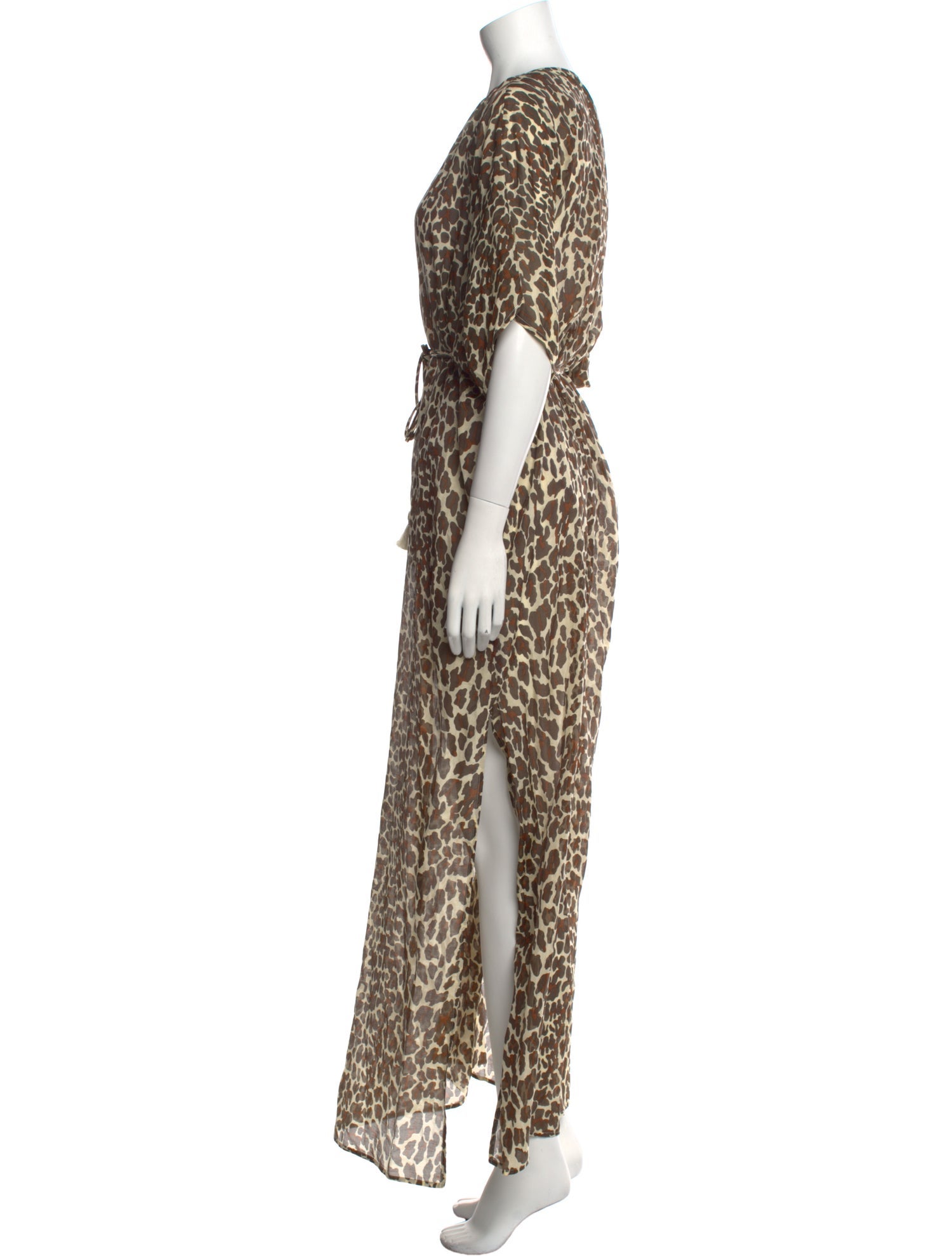 Tory Burch Animal Print Long Dress w/ Tags