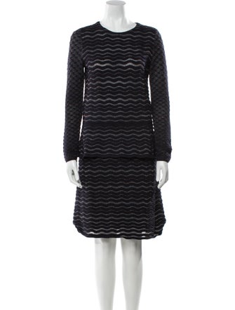 Tory Burch Merino Wool Printed Skirt Set