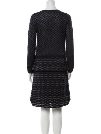 Tory Burch Merino Wool Printed Skirt Set