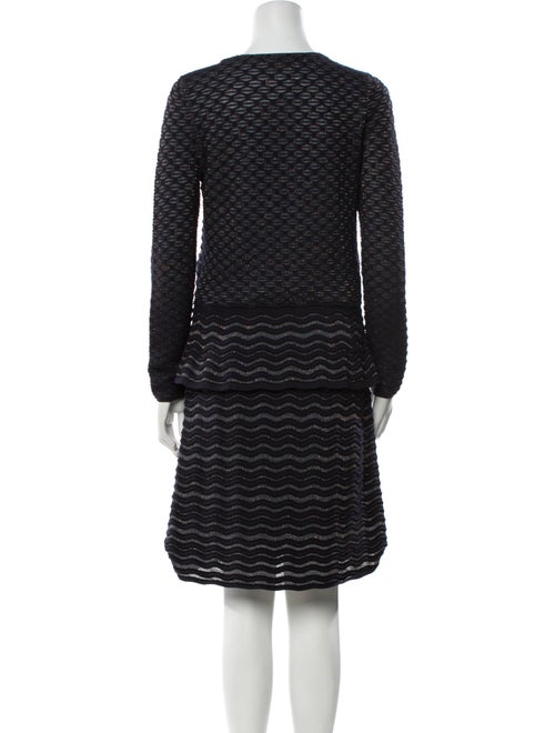 Tory Burch Merino Wool Printed Skirt Set