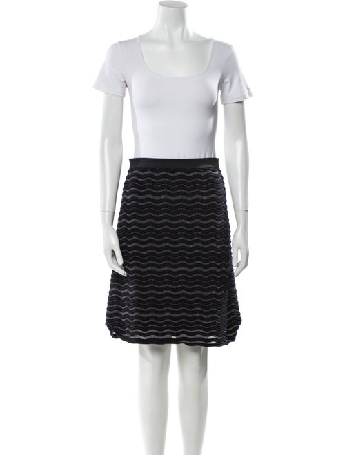 Tory Burch Merino Wool Printed Skirt Set