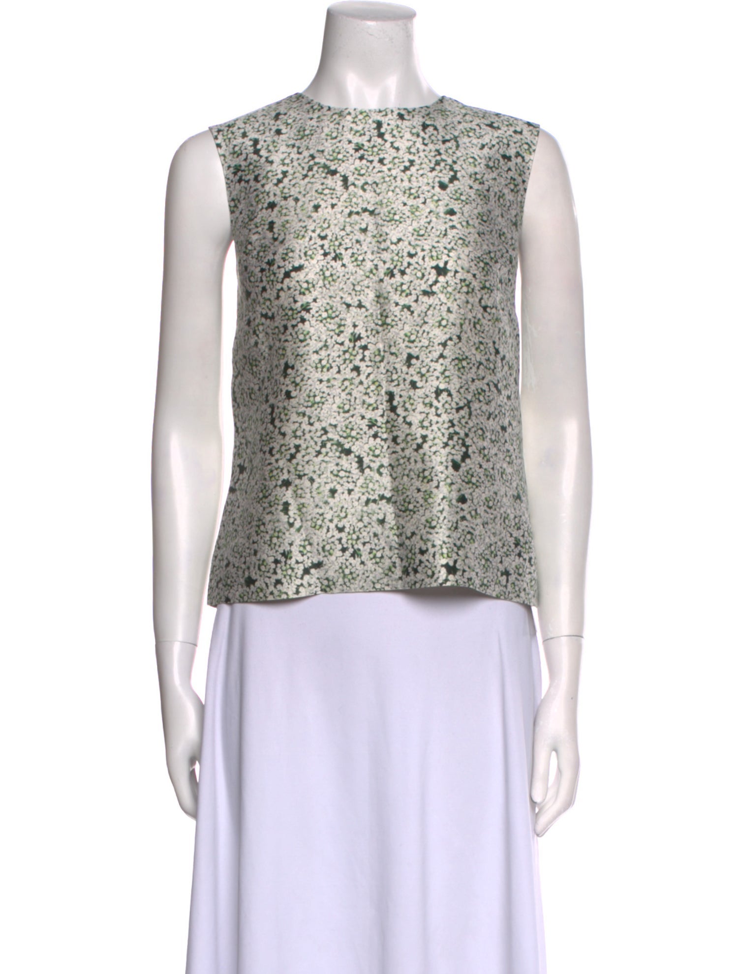 Tory Burch Silk Floral Print Top